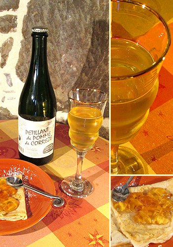 Le Jus de pomme pétillant